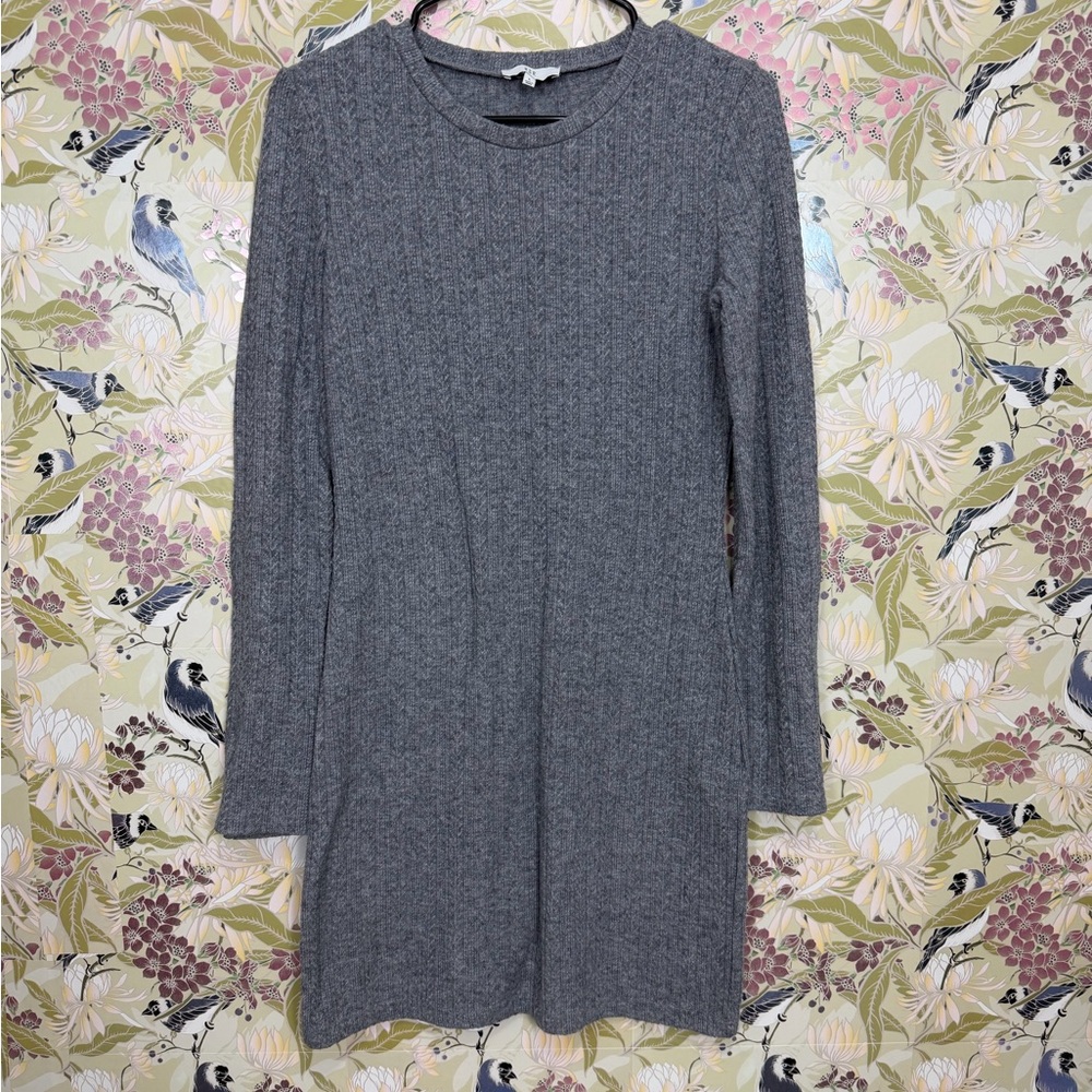 NSR Heather Gray Long Sleeve Dress